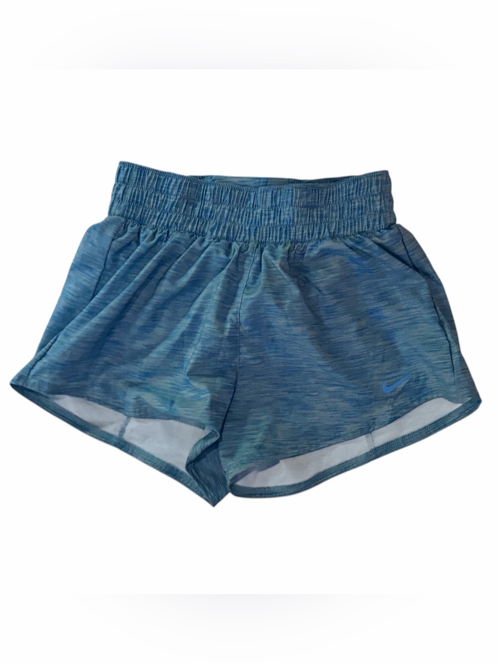 Nike Women's Teal-Blue Athletic Shorts